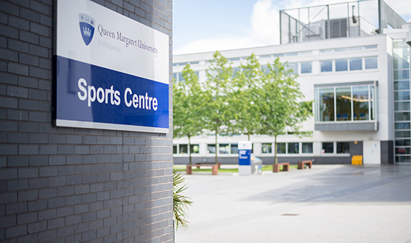 Close up of the Sports Centre sign at Ӱֱ